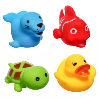 Резиновые игрушки для ванны крошка я