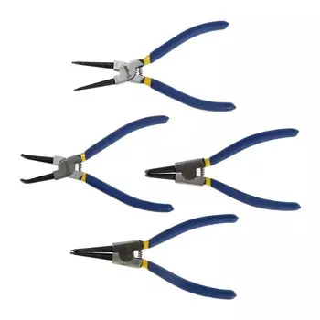 Набор съемников стопорных колец тундра, 170 мм, 4 шт.