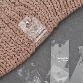 Бирка с кнопкой