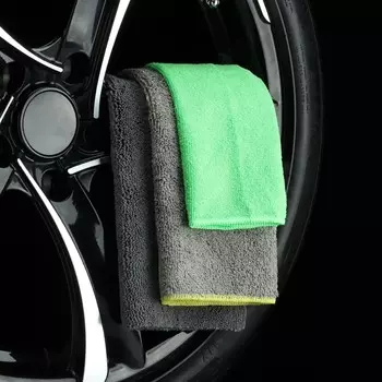 Набор салфеток микрофибры для ухода grand caratt, 3 шт