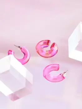 Набор серег и кафф qf