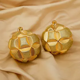 Набор шаров пластик d-10 см, 2 шт