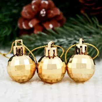 Набор шаров пластик d-2,5 см, 16 шт