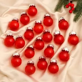 Набор шаров пластик d-4 см, 20 шт