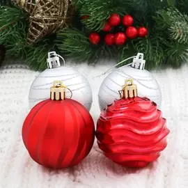 Набор шаров пластик d-5,5 см, 8 шт