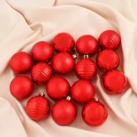 Набор шаров пластик d-5 см, 16 шт