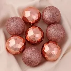 Набор шаров пластик d-5 см, 8 шт