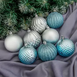 Набор шаров пластик d-6,5 см, 8 шт