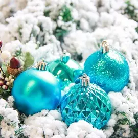 Набор шаров пластик d-6 см, 20 шт