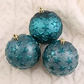 Набор шаров пластик d-7 см, 6 шт