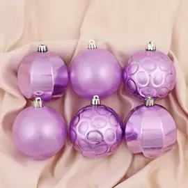 Набор шаров пластик d-8 см, 8 шт