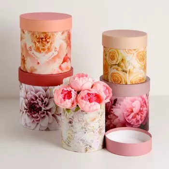 Набор шляпных подарочных коробок 5 в1