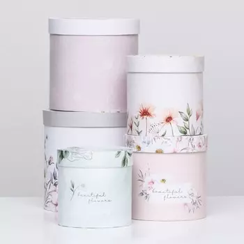 Набор шляпных подарочных коробок 5 в 1