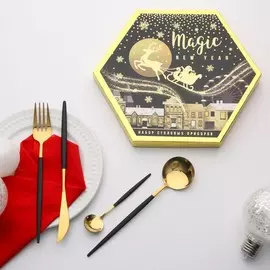 Набор столовых приборов magic, 22,5 х 26,5 см
