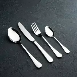 Набор столовых приборов доляна, 24 предмета, в коробке, цвет серебряный