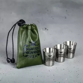 Подарочный набор стопок в чехле