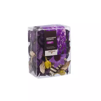 Набор сухоцветов из натуральных материалов с ароматом лаванды