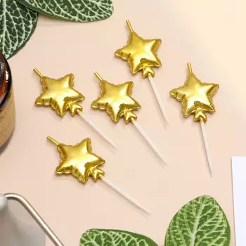 Свечи для торта, 5 шт.