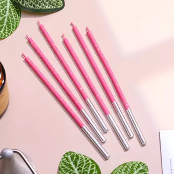 Свечи в торт, 6 штук