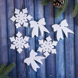 Ёлочные игрушки 6 шт.