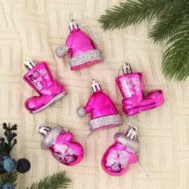 Набор украшений пластик 6 шт