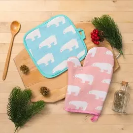 Набор варежка прихватка