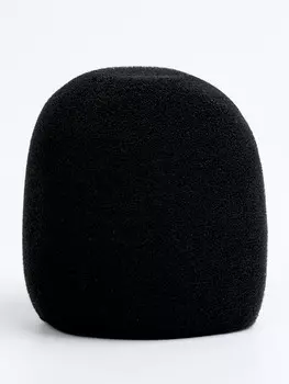 Ветрозащита для микрофона music life, черный, набор 5 штук, 68 см