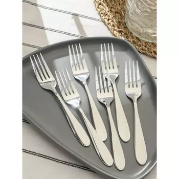 Набор вилок столовых из нержавеющей стали доляна