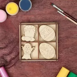 Фигурки пасхальные, набор заготовок для творчества