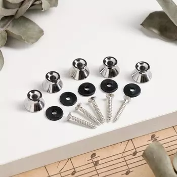 Замки-фиксаторы для гитарного ремня music life, 5 шт.