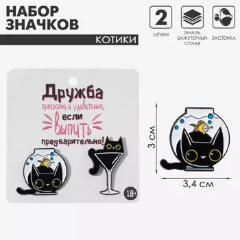 Набор значков (2шт)