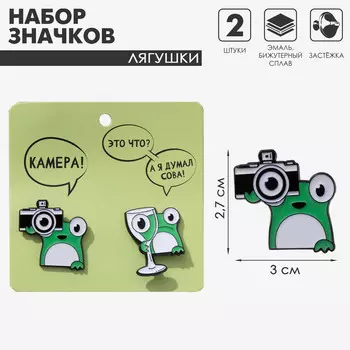 Набор значков (2шт)