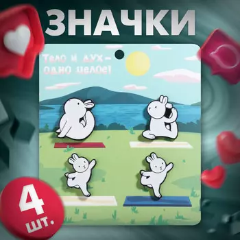 Набор значков (4 шт.)