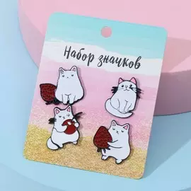 Набор значков (4шт)