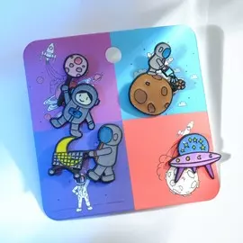 Набор значков (4 шт.)