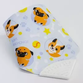 Нагрудник-бандана/слюнявчик для кормления