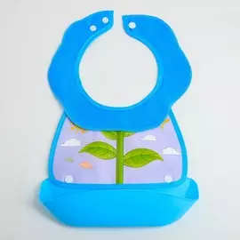 Нагрудник детский непромокаемый, с карманом