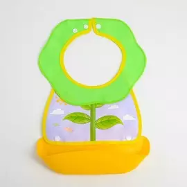 Нагрудник детский непромокаемый, с карманом