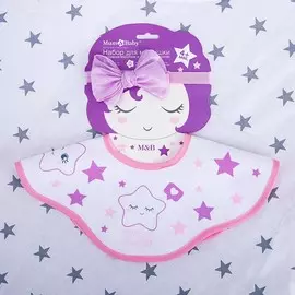 Нагрудник детский с повязкой