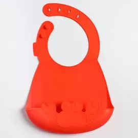 Нагрудник детский, силиконовый