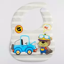 Нагрудник непромокаемый, мягкий на пороллоне