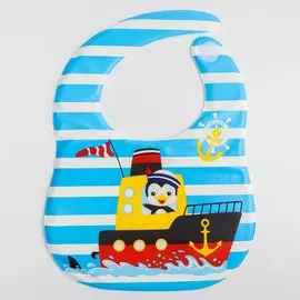 Нагрудник непромокаемый, мягкий на поролоне