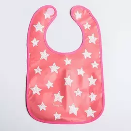 Нагрудник непромокаемый на липучке, с карманом