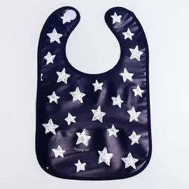 Нагрудник непромокаемый на липучке, с карманом