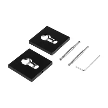 Накладка дверная к ручкам lockland pro, цвет черный