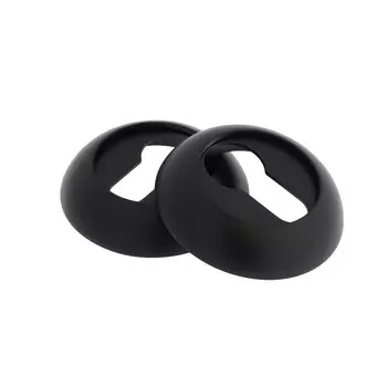 Накладка на цилиндровый механизм lockland, круглая, d=53 мм, с креплением, цвет черный