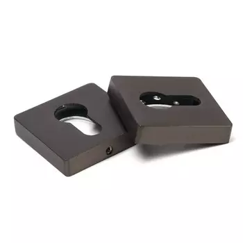 Накладка на цилиндровый механизм lockland, квадратная, цвет графит, комплект