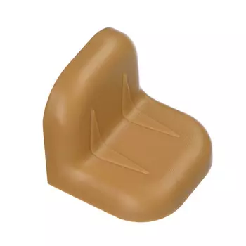 Накладка на уголок крепежный мебельный