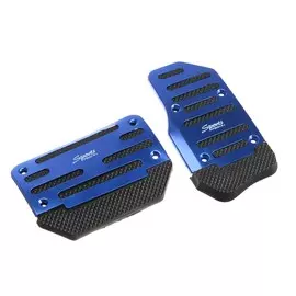 Накладки на педали cartage, антискользящие, синий, набор 2 шт.
