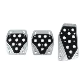 Накладки на педали cartage, антискользящие, черный, набор 3 шт